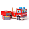 houten brandweerwagen