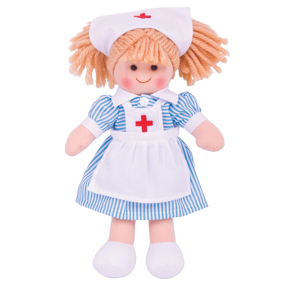 circulatie Ziektecijfers Componeren Stoffen zusterpop Nancy Bigjigs - BJD011√ Kadomino veilig speelgoed