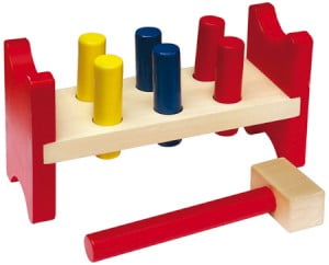 houten hamerbankje simply for kids