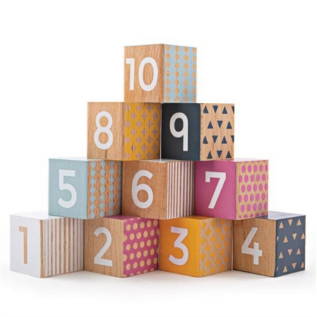 houten blokken met cijfers Bigjigs toys
